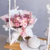 Blush Pink Roses & Garden Blooms Luxury Bouquet UAE | باقة يد فاخرة من الجوري الوردي وزهور الحديقة الإمارات