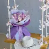 Lavender Roses & Purple Blooms Luxury Bouquet UAE | باقة يد فاخرة من جوري اللافندر والزهور البنفسجية الإمارات